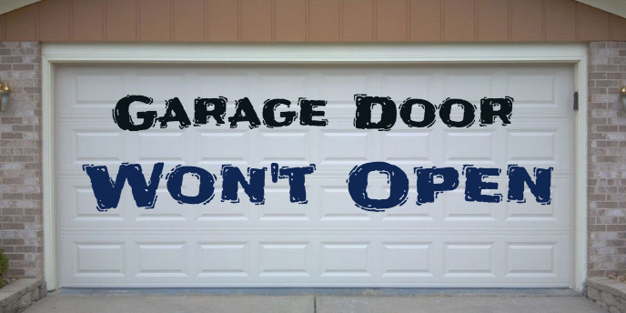 Garage door Won't Open