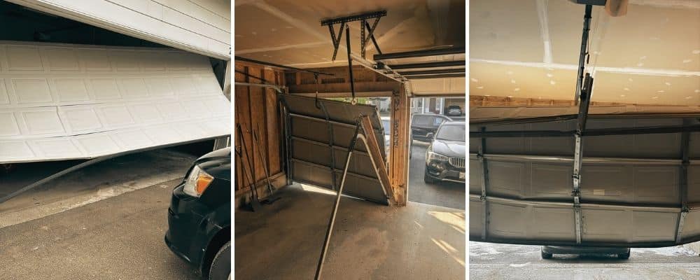 I Backed Into My Garage Door — What to Do Next (Without Making It Worse)